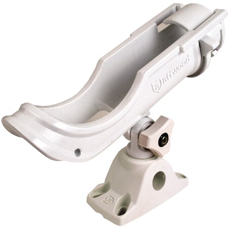 Attwood Attwood Adjustable Rod Holder With Bi-Axis Mount-White 5009W4